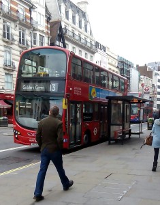 Public transport in London, UK